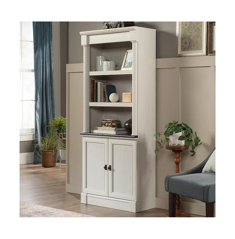 Sauder Palladia Library, Glacier Oak finish