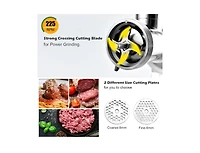 Commercial Grade Stainless Steel Heavy Duty Meat Grinder