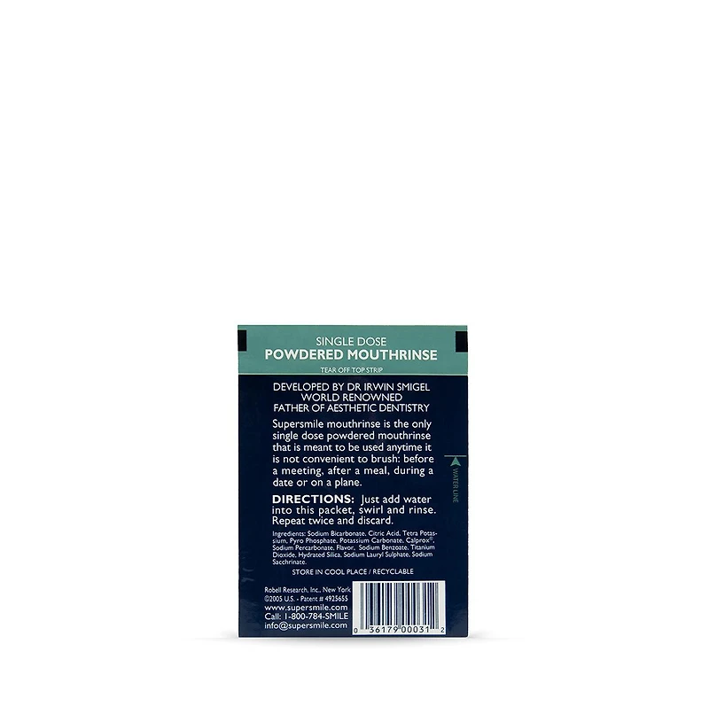 Supersmile Single Dose Powdered Mouthrinse 60pk