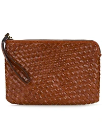Patricia Nash Leisha Zippered Leather Wristlet