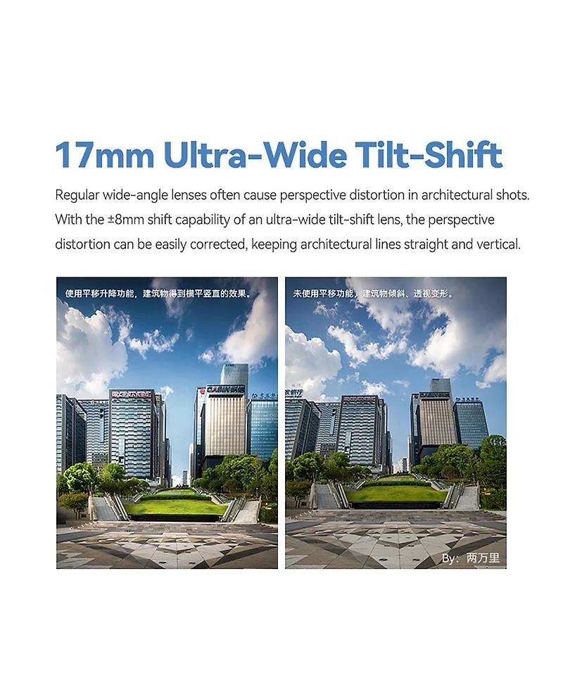 TTArtisan Tilt Shift 17mm F4 for Canon Rf mount