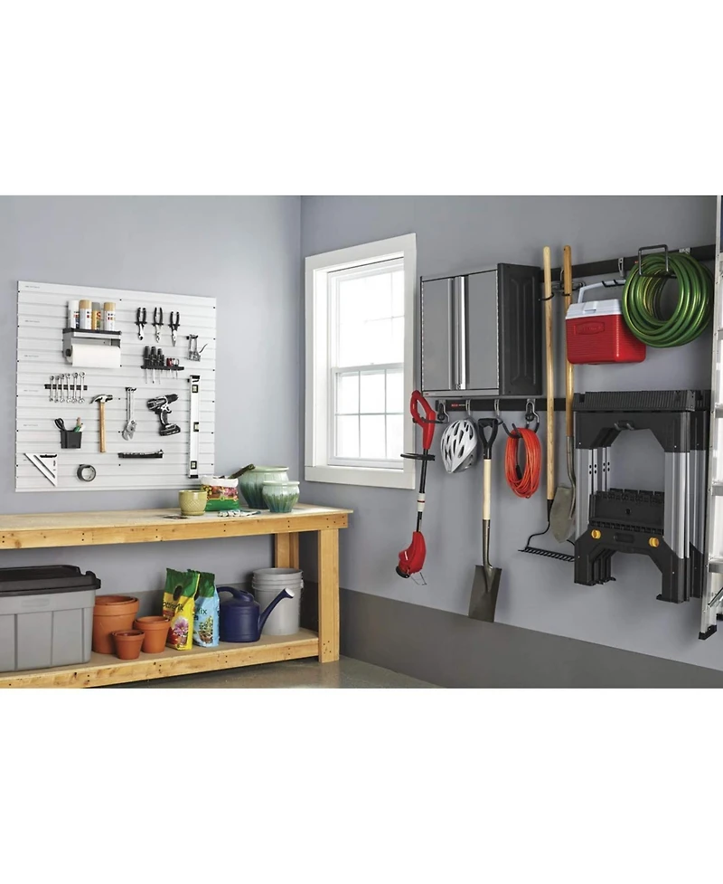 Rubbermaid FastTrack Compact Hook for Garage Organization, 25 Pound Capacity