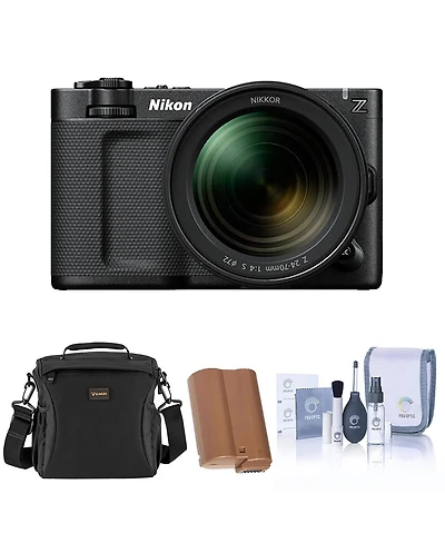 Nikon Zr 6K Cinema Camera with Nikkor Z 35mm f/1.4 Lens, Bundle with Extra Battery, Shoulder Bag and Cleaning Kit