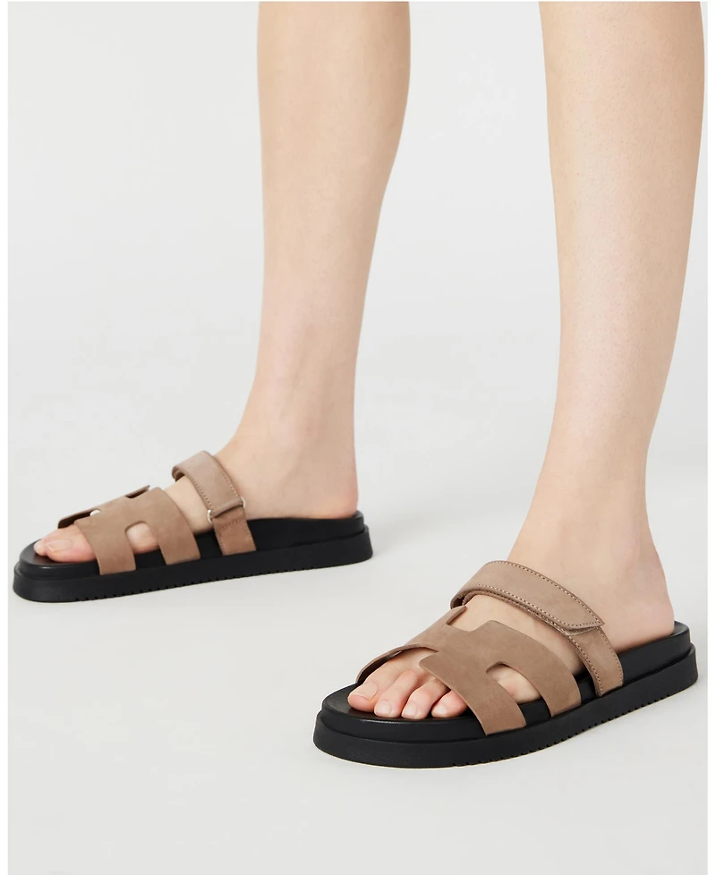 Steve Madden Women's Mayven Footbed Slide Sandals