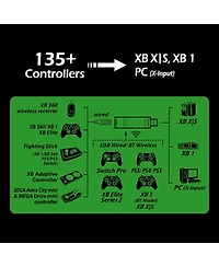 Brook Wingman XB3 Wireless Controller Adapter for Xbox Series X/S, Xbox One and Pc