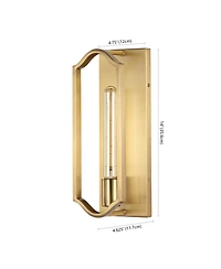 Chloe Modern Bohemian Iron Led Sconce