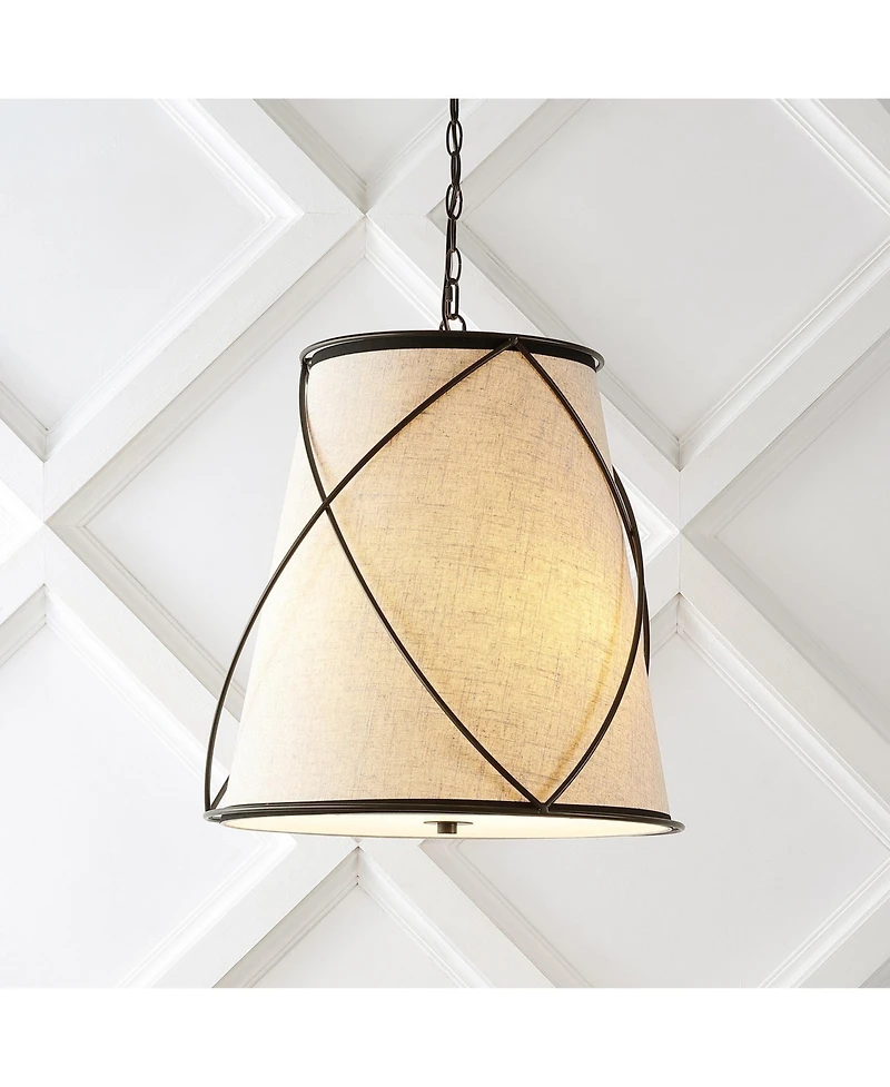 Milo Rustic Farmhouse Iron Led Pendant