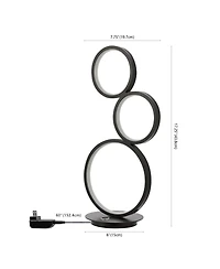 Juno Light Bohemian Coastal Iron Integrated Led Table Lamp