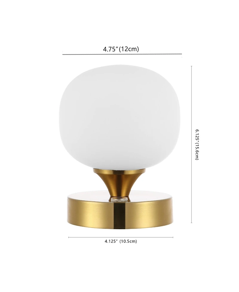 Owen Bohemian Farmhouse Iron Rechargeable Integrated Led Table Lamp