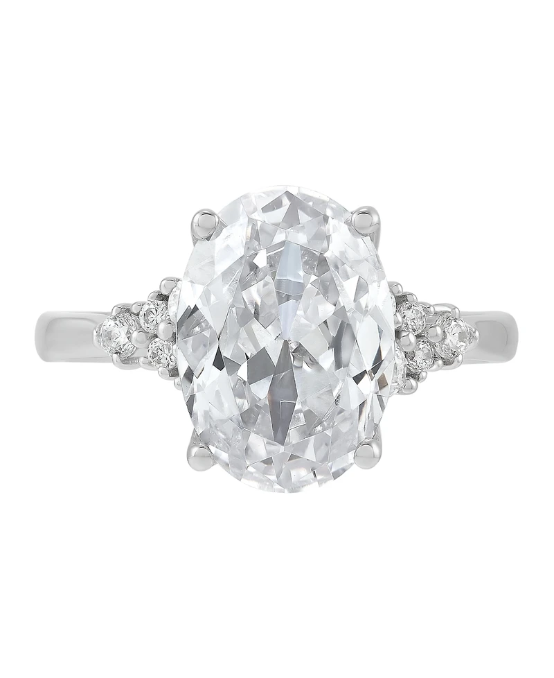 Macy's Igi Certified Lab Grown Diamond Ring (4-1/3 ct. t.w.) 14k White or Yellow Gold