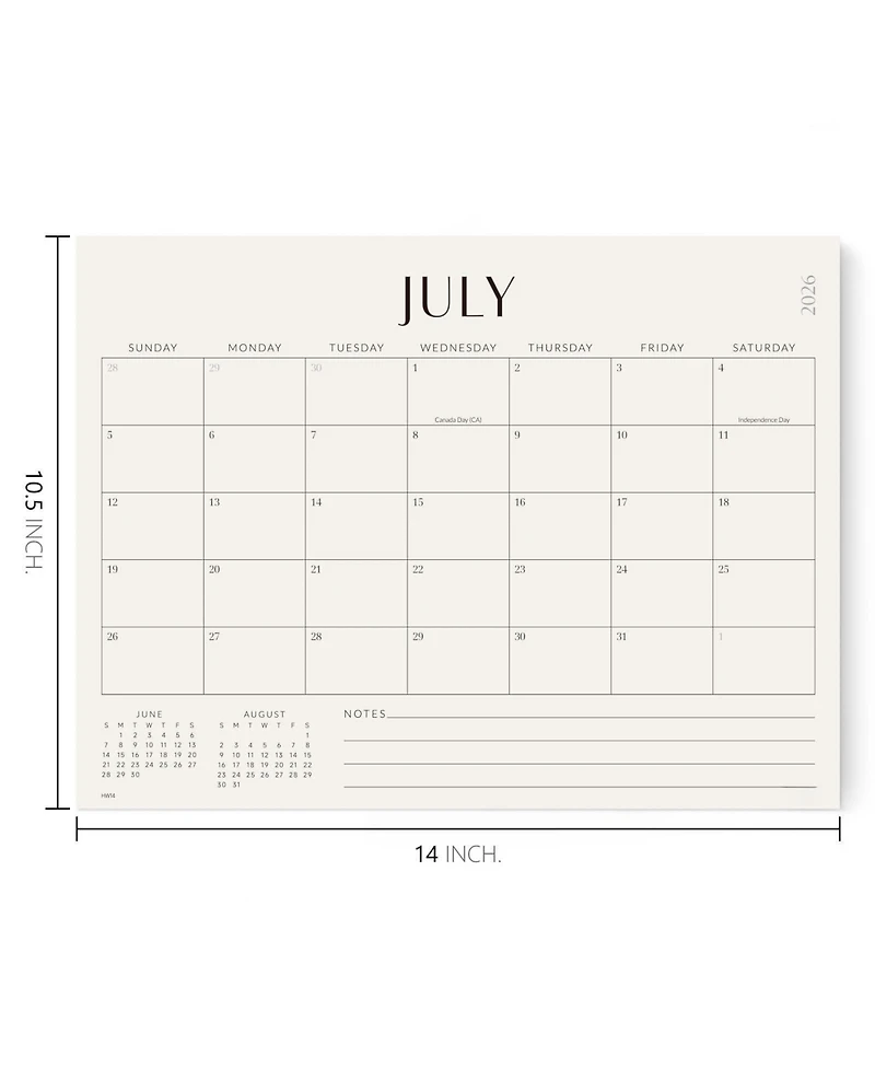 Gnuadz Magnetic Calendar 2026-2027 Monthly Fridge Planning Gift
