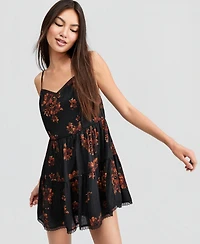 And Now This Women's Babydoll Mini Dress, Macy's Exclusive