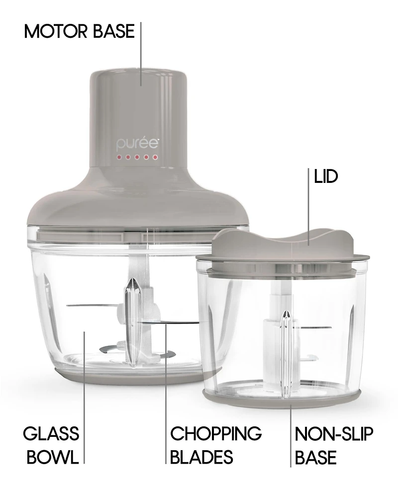 Tzumi 8.5-Cup Puree Food Processor