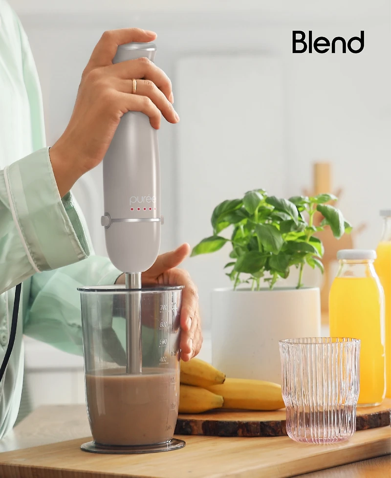 Tzumi Puree 3-Pc. Immersion Hand Blender Set