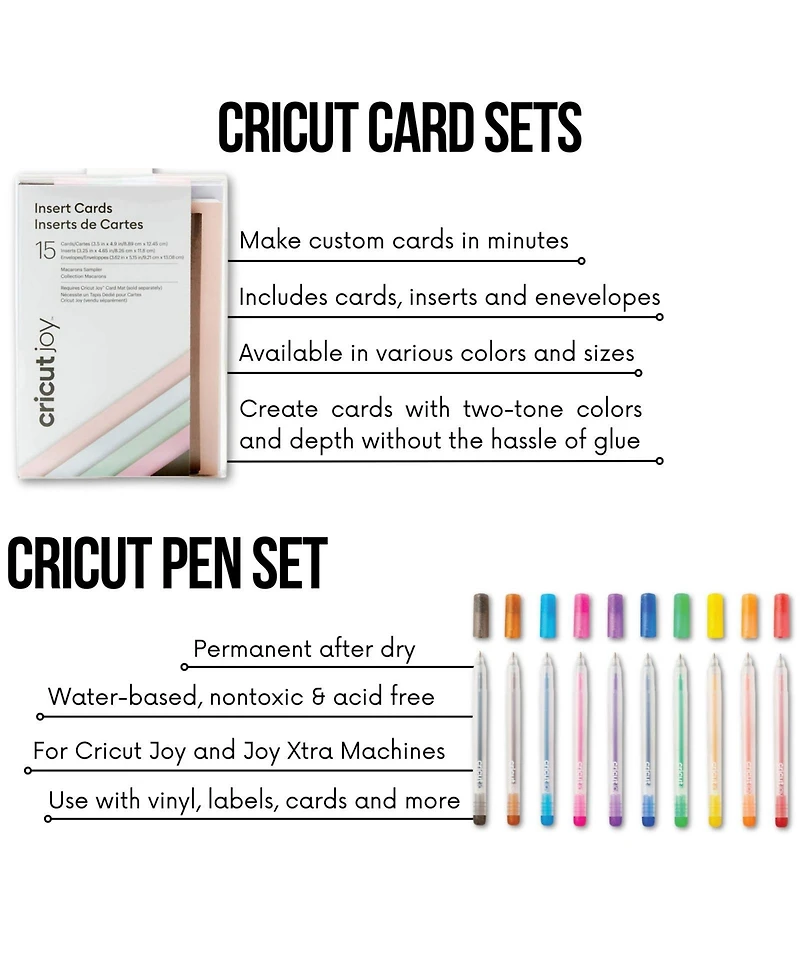 Cricut Ultimate All-in-One Materials and Accessories Bundle for Cricut Joy Machines