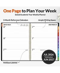 Gnuadz Academic Planner 2026-2027 Weekly Monthly Spiral-bound