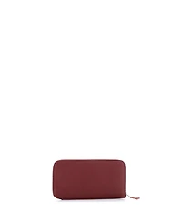 Pre-Owned HERMES Long Azap Zip Around Wallet Silk'in Epsom