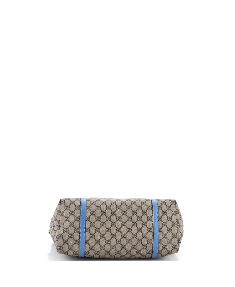 Pre-Owned Gucci Medium Joy Tote Gg Coated Canvas with Leather