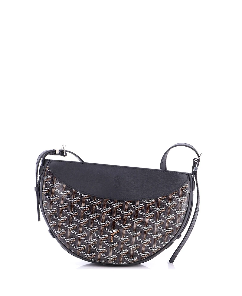 Pre-Owned Goyard Hirondelle Shoulder Bag Coated Canvas and Leather