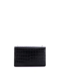 Pre-Owned Saint Laurent Medium Classic Monogram Tassel Crossbody Bag Embossed Leather