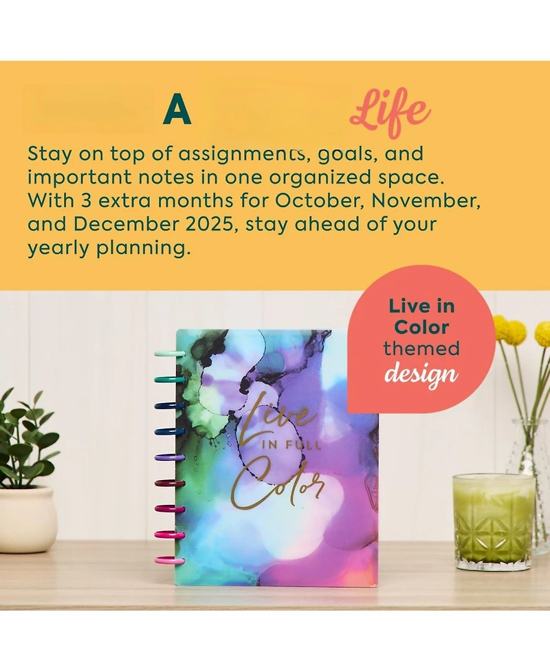 Gnuadz Happy Planner 2026 Dashboard Botanical Year