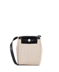 Pre-Owned HERMES Tpm Herbag Toile and Leather