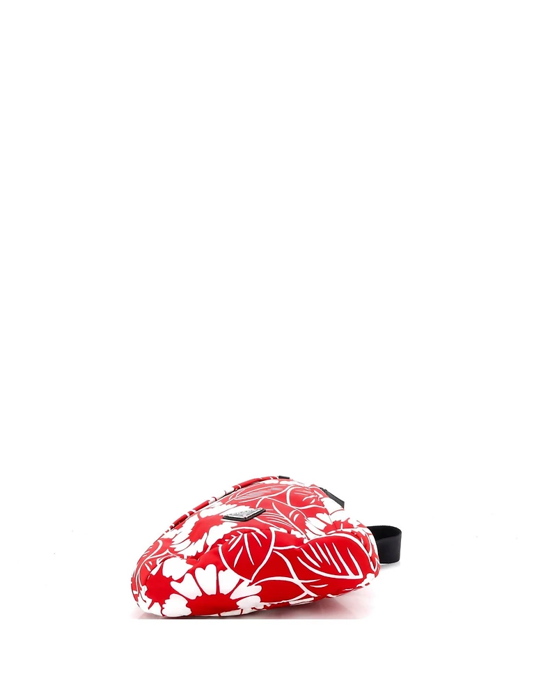 Pre-Owned Prada Zip Sling Backpack Printed Tessuto