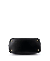 Pre-Owned Prada Medium Promenade Bag Tessuto and Vernice Saffiano Leather