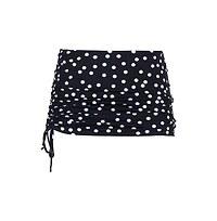 Panache Lingerie Women's Polka Dot Assymetrical Adjustable Tie Bikini Skirt Bottom
