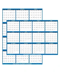 Gnuadz Swiftglimpse 2026 Wall Calendar Erasable Wet Dry Erase Laminated Annual Planner