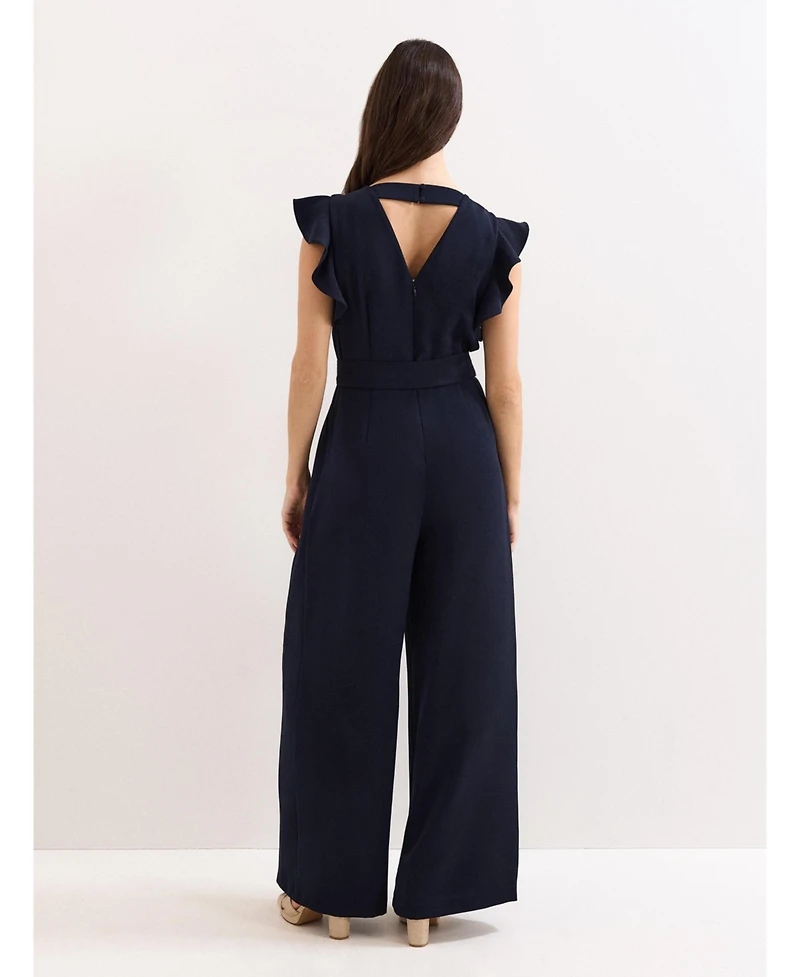 Phase Eight Women's Kallie Frill V-Neck Jumpsuit