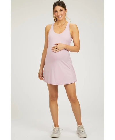 Pinkblush Tennis Racerback Maternity Romper Dress