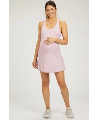 Pinkblush Tennis Racerback Maternity Romper Dress