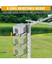 Xo Stainless Steel Rotisserie Grill Kit, 132 lb Capacity, Dual Motors, Adjustable Bbq Roaster for Backyard