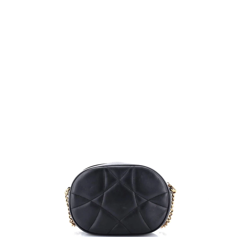 Pre-Owned Dolce and Gabbana Small Devotion Camera Bag Quilted Leather
