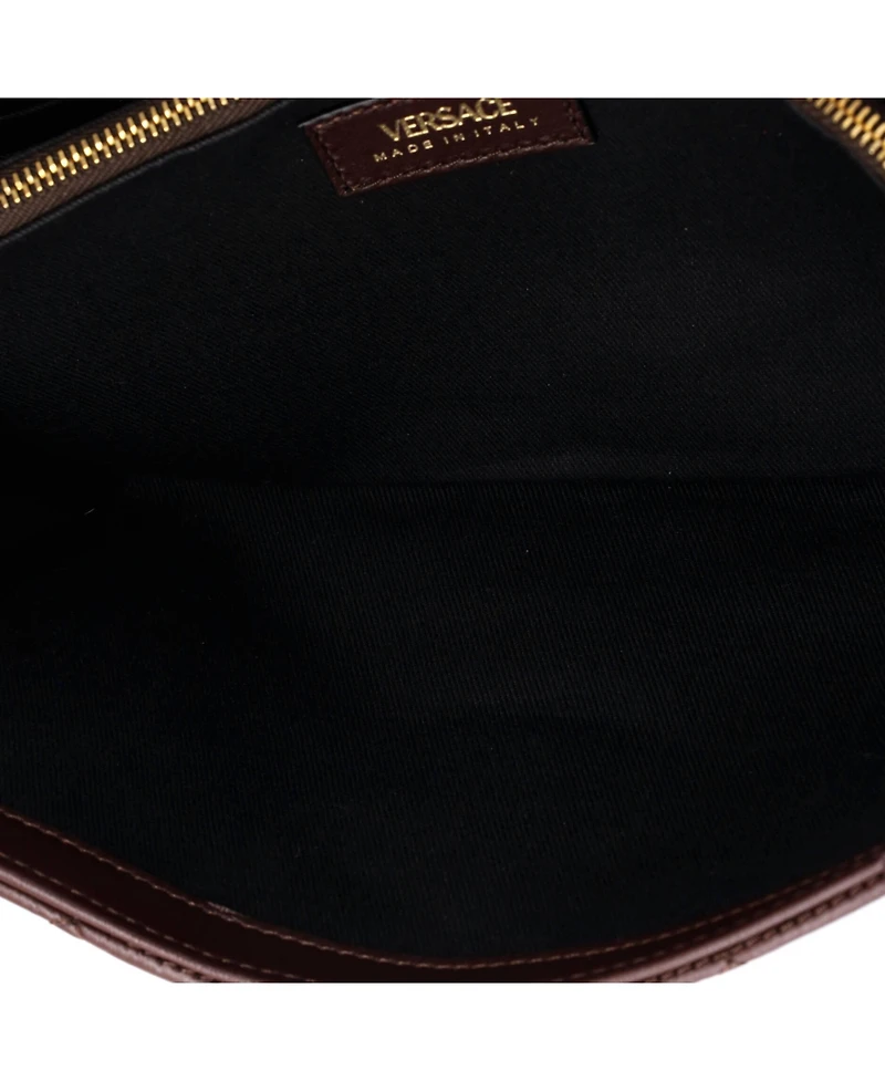 Pre-Owned Versace Icon Wallet on Chain Quilted Leather
