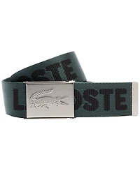Lacoste Men's Jacquard Webbing Casual Belt