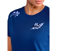Puma Women's Floral Graphic Crewneck Short-Sleeve T-Shirt