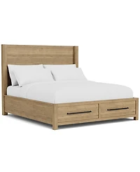 Davie Queen Storage Panel Bed