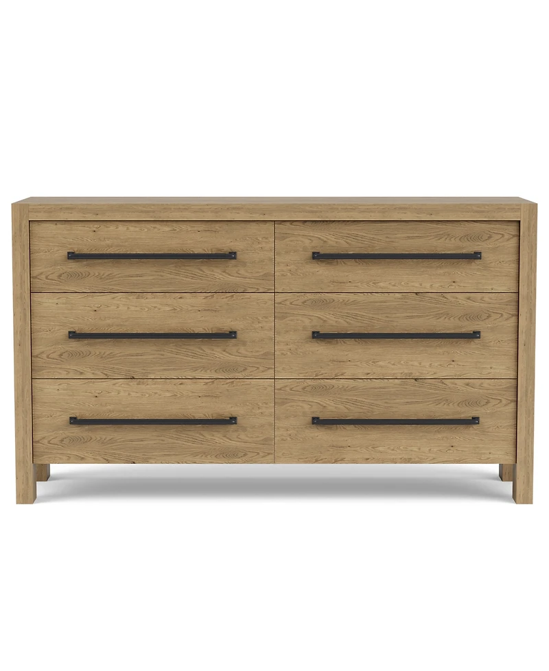 Davie 3-Pc. Queen Storage Bedroom Set (Panel Bed