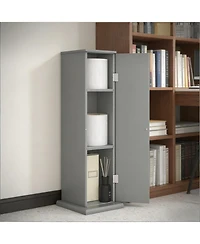 Clihome 3-Tier Corner Cabinet - Modern Rustic Toilet Paper Storage for Bathroom Kitchen