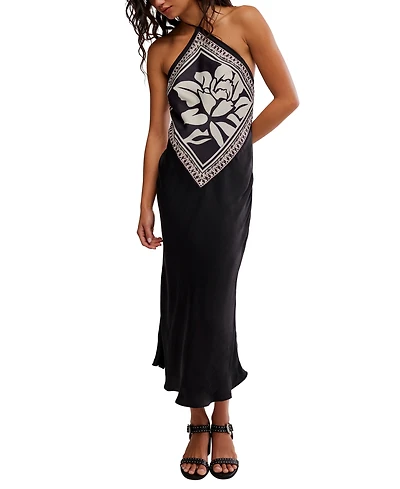 Free People Women's Polyester Citrine Midi Dress