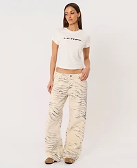 Abrand Women's 99 Valentina Baggy-Fit Wide-Leg Jeans
