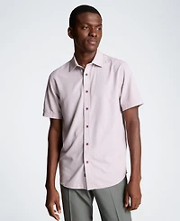 Kenneth Cole Men's Short-Sleeve Button-Front Shirt