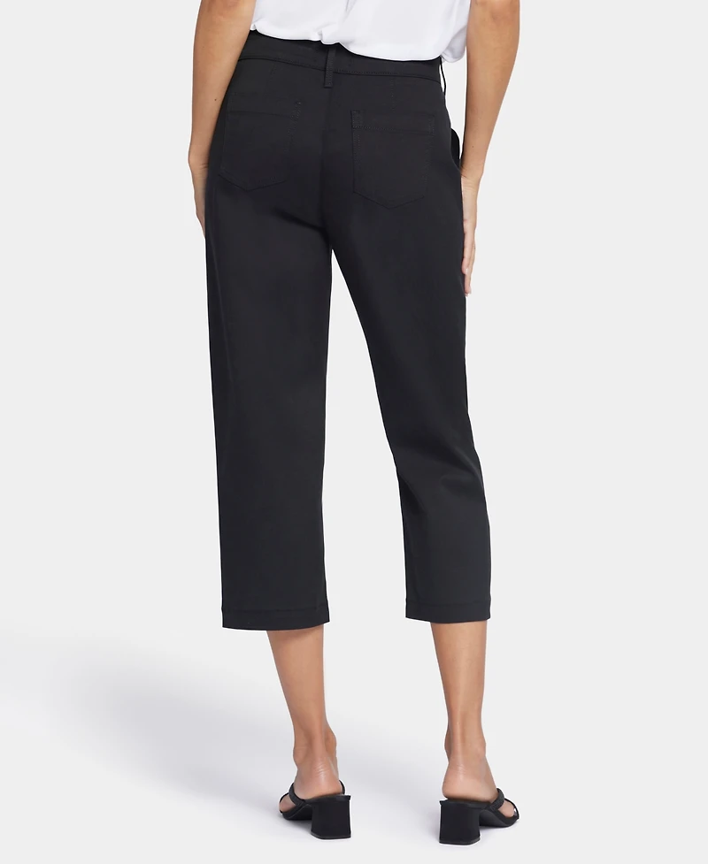 Nydj Women's High-Rise Straight-Leg Utility Pants