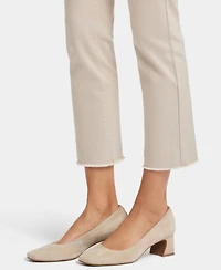 Nydj Women's Sheri Slim Ankle Jeans with Frayed Hems