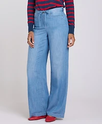 Nydj Women's Teresa Wide-Leg Jeans with Drawstring Waist