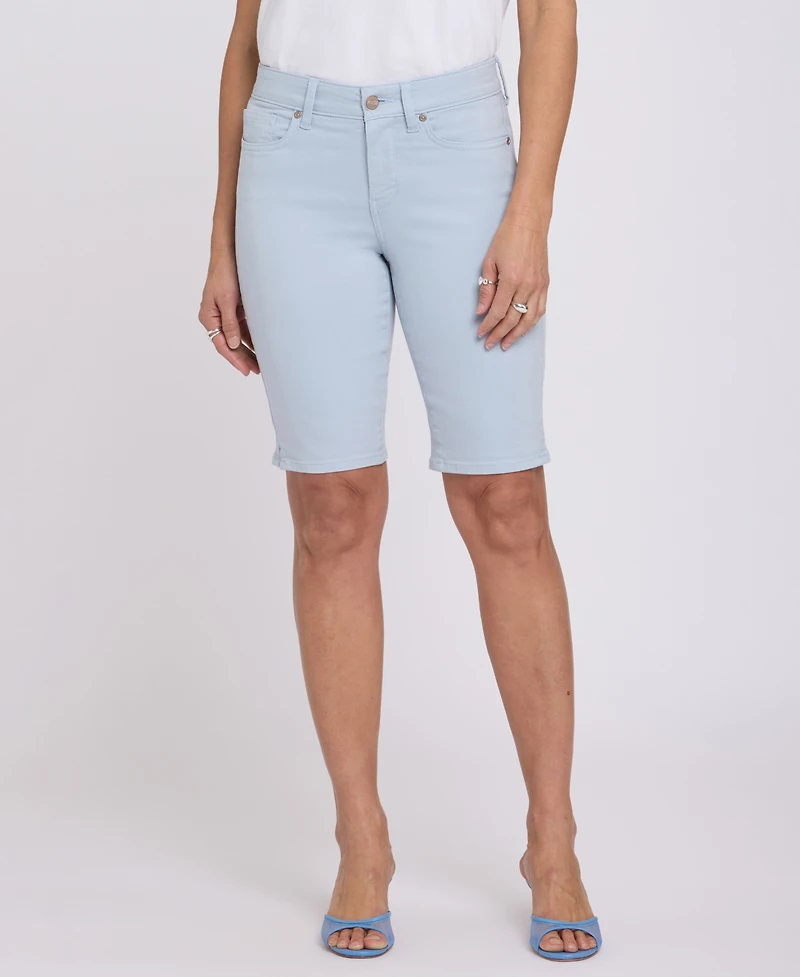 Nydj Women's Briella Jean Shorts with Side Slits