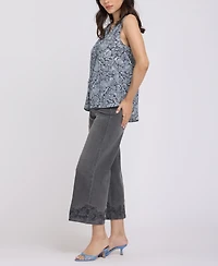 Nydj Women's Sleeveless Pintuck Top