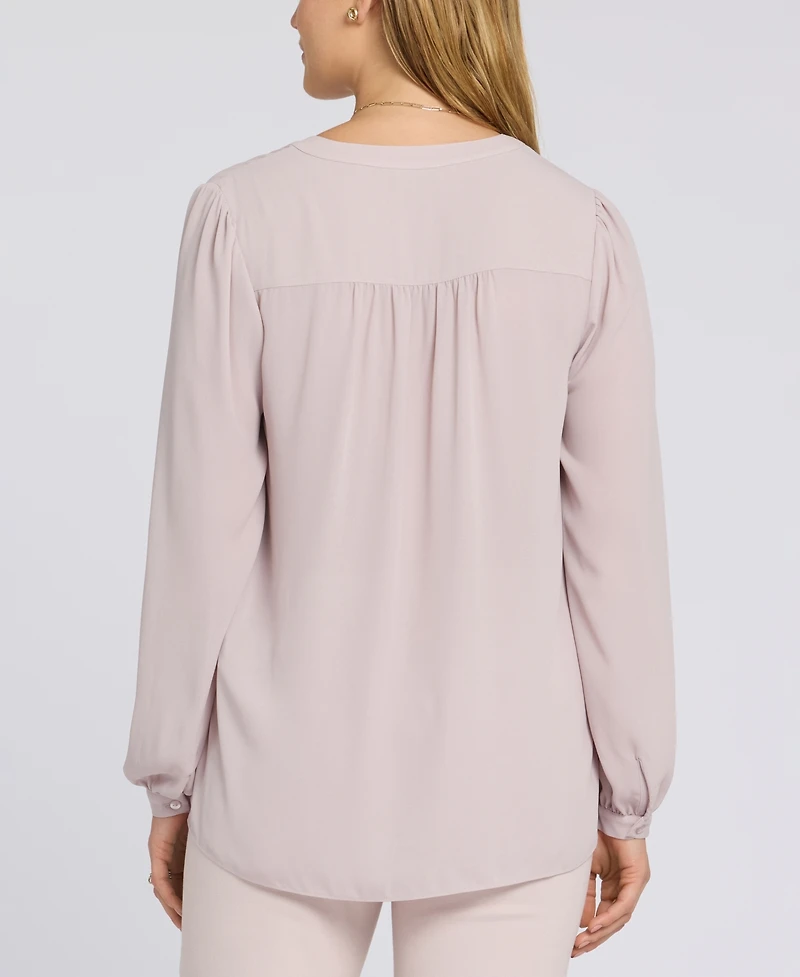 Nydj Women's Trinity Split Neck Tunic Top